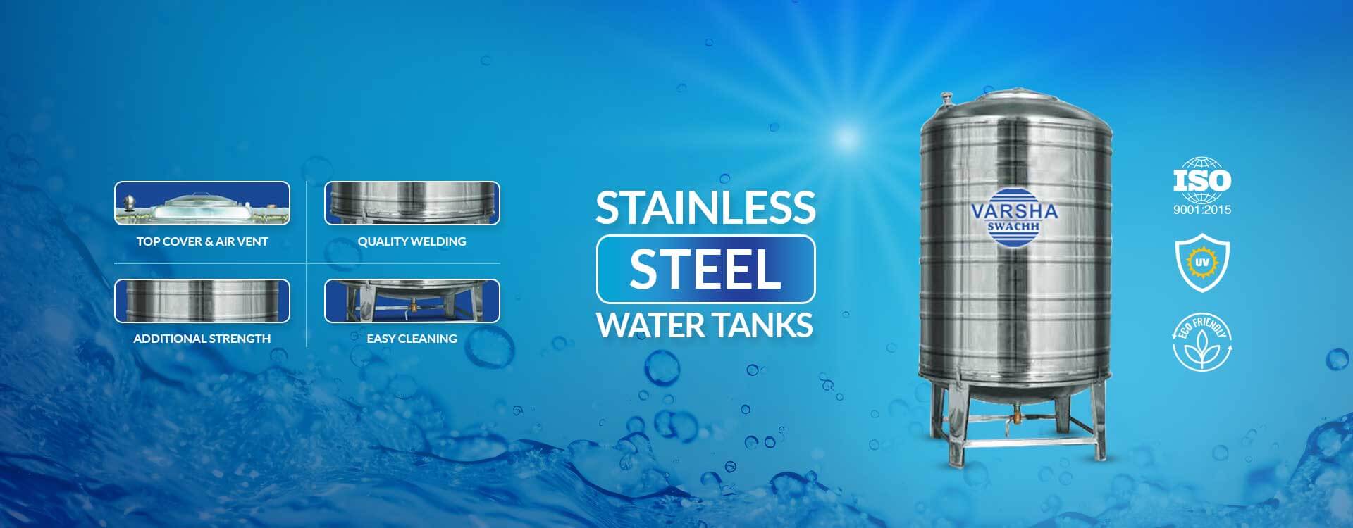 Varsha Stainless Steel Water Tank